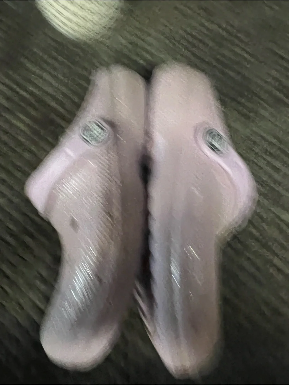 Kids Light Pink Glitter Clog Shoes with Soft Lining